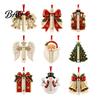 Clear Money Holder Capsule Christmas Cash Gift Ornament, Acrylic Holder, Funny Xmas Tree/Bow/Santa/Bell Shaped Hanging Decoration for Tree,
