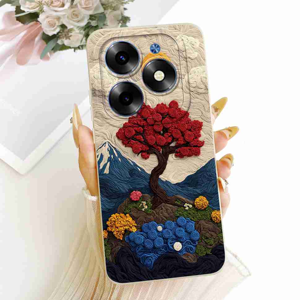 For Itel S23 Plus 4G Case Simple Style Sunset Soft Silicone Back Cover For ITEL S23 Plus 4G Phone Cases Fundas
