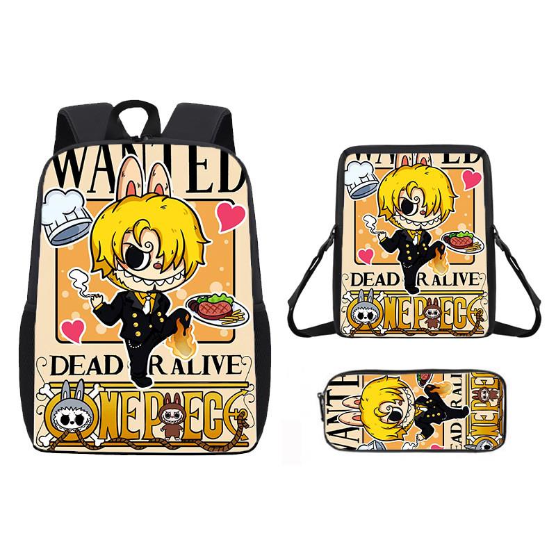 Anime Shoulder Cartoon Bag Pencil Case School Backpack For Children