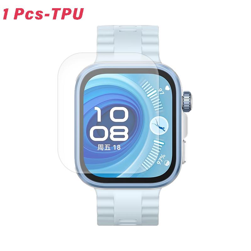 

1/2 PCS Screen Protector for Huawei Watch Fit 4 film Anti-Scratch Tempered glass Protective TPU Soft for Huawei Watch Fit 4 pro huawei fit 4