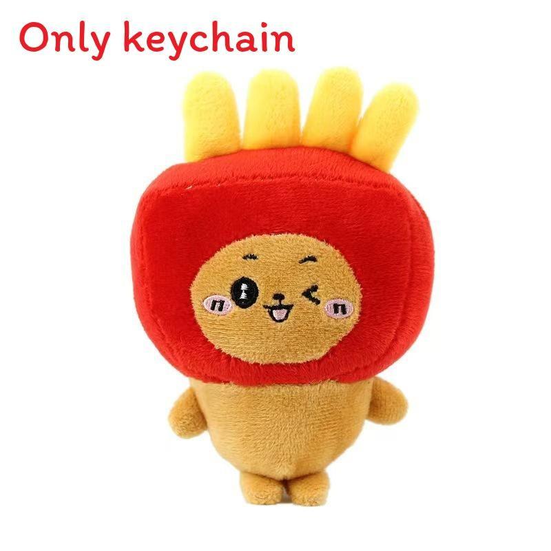Joke Bear Chiikawa Hachiware Plush Keychain For Backpack Decor