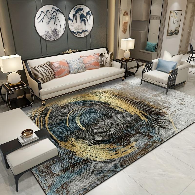 Extra Großer Teppich Luxuriöser Wohnzimmerteppich Schlafzimmerteppiche Sofa Couchtischmatte Schmutz und Rutschfest Badezimmer Große Fläche Boden