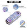 A ABSOPRO Key Fob Cover for Mazda CX-3 CX-4 3 Button Porcelain Pattern Fashion
