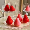 Soy wax, strawberry aromatherapy candles wholesale cute and creative birthday gifts, handmade small gifts, fragrance styling wax
