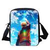Cartoon Adjustable Straps NARUTO Shoulder Bags Light Weight Crossbody Bags For Boys & Girls Age 6-10, Secure Zipper Closure.