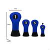 Golf Wood Head Covers Fairway Woods Headcovers Traditional Plain Protective Fits All