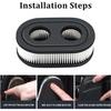 593260 Lawn Mower Air Filter for Briggs and Stratton 798452 334404 5432 5432K 500EX 550EX 575EX 625EX 675EXI 725EXI Engines Parts Toro Recycler 22