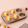 5Pcs Cake Mold Carbon Steel Non-stick Bread Pizza Chocolate Cookie Mould Home Baking Muffin Pans Oven Gadgets Kitchen Bakeware