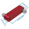 Steel Ruler Positioning Block Stop Carpentry Scriber Line Marking Gauge Ruler Woodworking Scriber Measuring Tool
