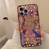 Aboriginal Art Print Phone Case For iPhone 16 15 14 13 12 11 Pro Max XS X XR 7 8 Plus 12 13 Mini Back Cover