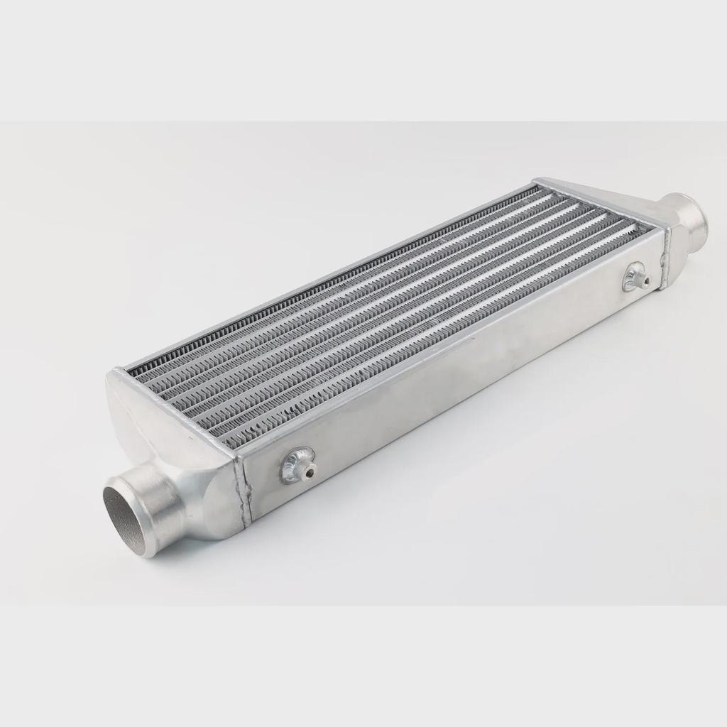 Tube d'intercooler turbo en aluminium de 2,5 po (450x180x65mm) - Accessoire de voiture universel à faire soi-même