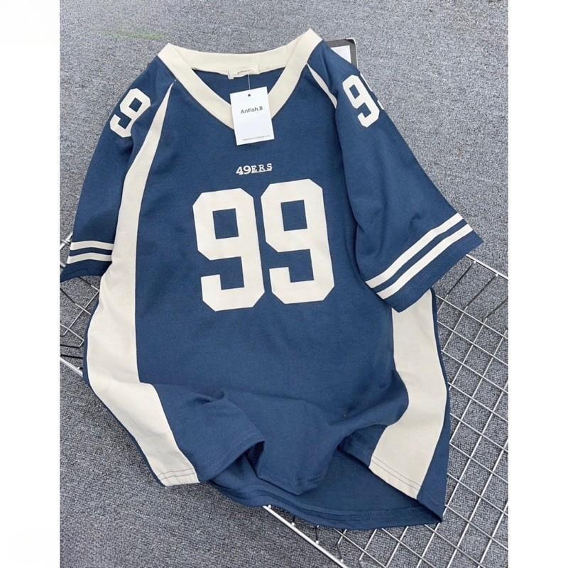 Men's And Women'S Sleeveless T-Shirt Number 99 Korean Style Cotton Collar Wide Form Unisex Super Beautiful Trend