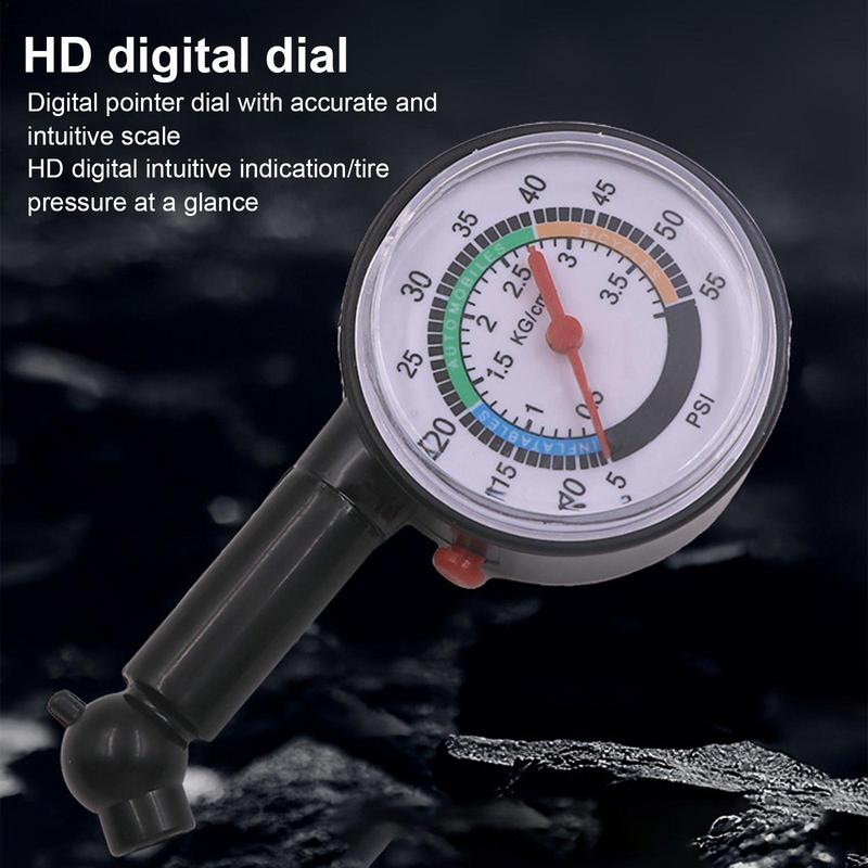High Accuracy Tire Pressure Gauge Black For Accurate Car Air Pressure Tyre Gauge For Car Truck And Motorcycle