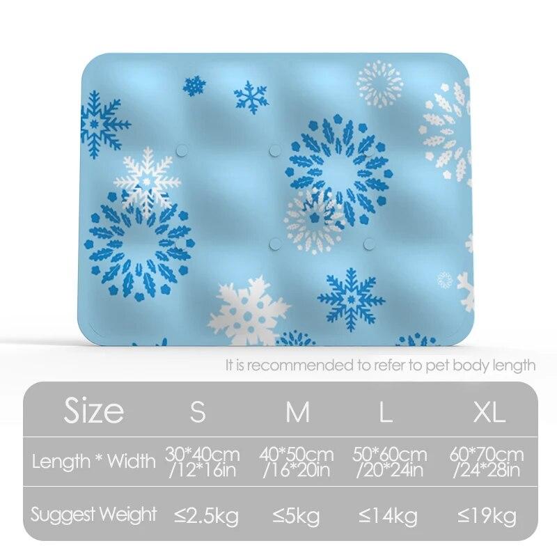 Hunde Kühlmatte Sommer Haustier Kaltes Bett Extra Groß Für Kleine Große Hunde Haustierzubehör Katze Langlebige Decke Sofa Katze Eispad Blanke