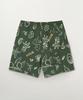 Seteo Hand-Drawn Graphic Swim Shorts Green