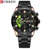 CURREN 8402 Men's Business Six-Hand Quartz Watch with Calendar and Steel Band