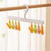 1PCS 8/6 Clip Clothes Drying Rack Multi-purpose Foldable Student Underwear Drying Hats and Socks Artifact Folding Travel Portable Clip Drying