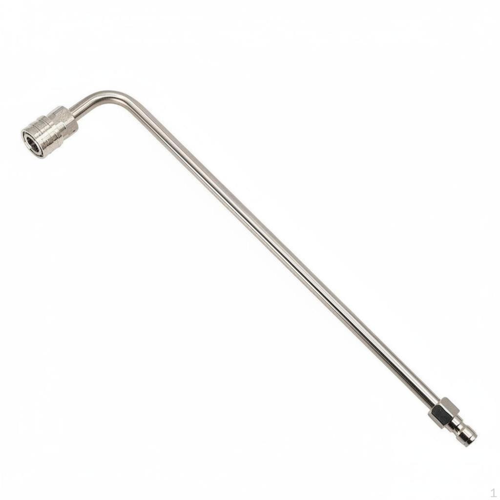 Angled Pressure Washer Lance Rustproof Stainless Steel Spray LeakResistant ORings