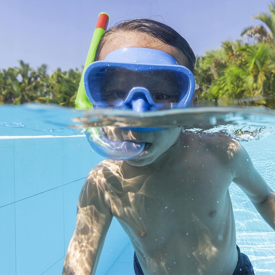 [PACZA][5] Children's diving set Mask + Snorkel Bestway 24036 BLUE K183N