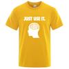 Men's T-shirt, High-quality Fun Design Print, Casual and Cool, Loose Crew Neck, Men's Hip-hop T-shirt Top.