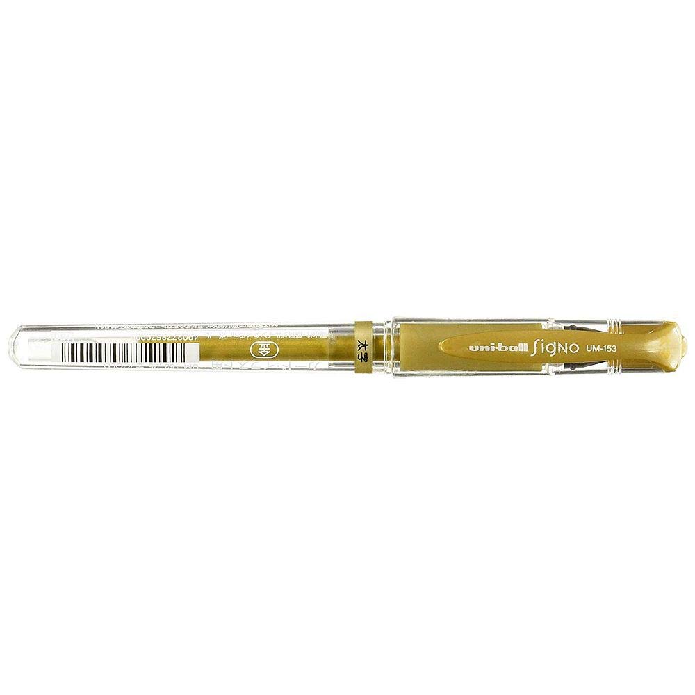 

Гелевая шариковая ручка Mitsubishi Pencil Signo Bold Gold Покупка Uni-ball 1,0 мм UM153.25 [Оптовый набор из 10 штук] золотой