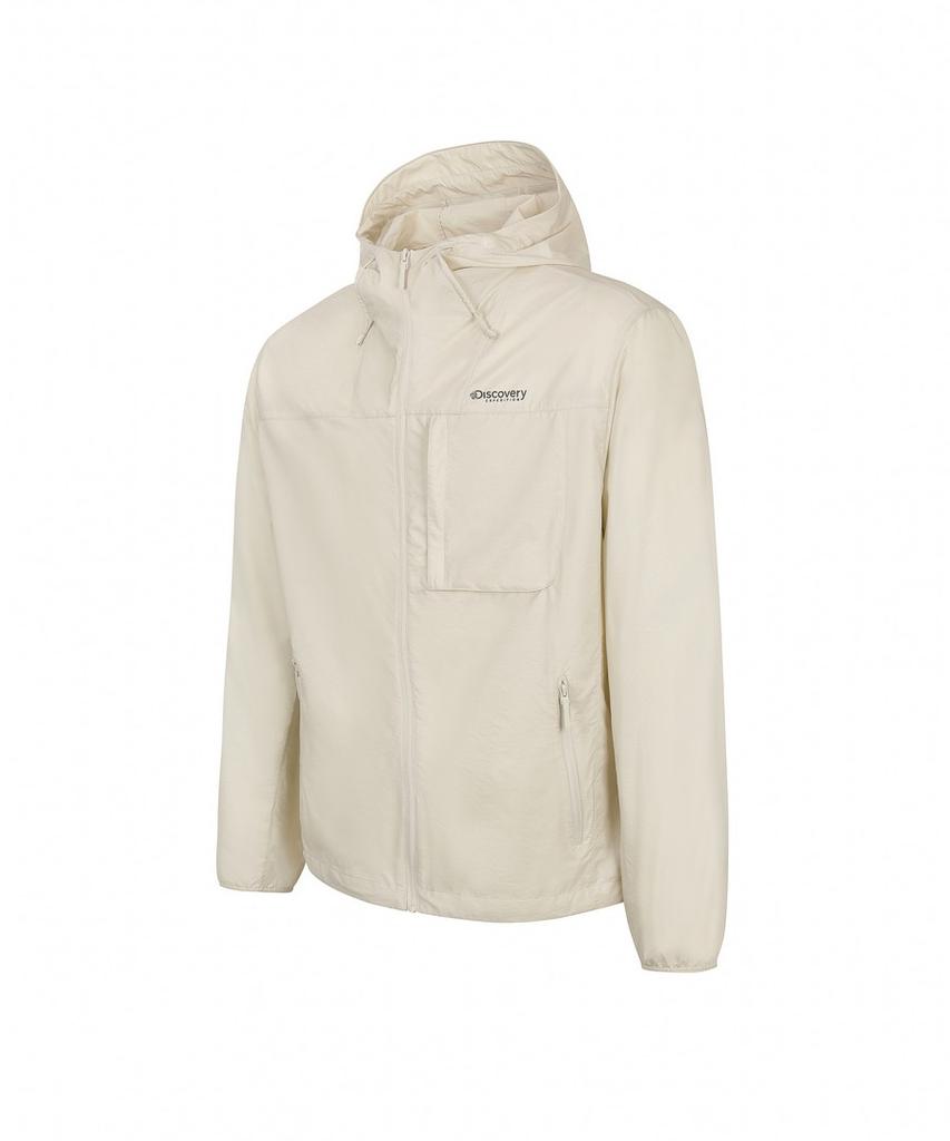 Discovery Expedition Men'S Freshvent 2.0 Uv Hooded Brim Jacket (D/Ivory)