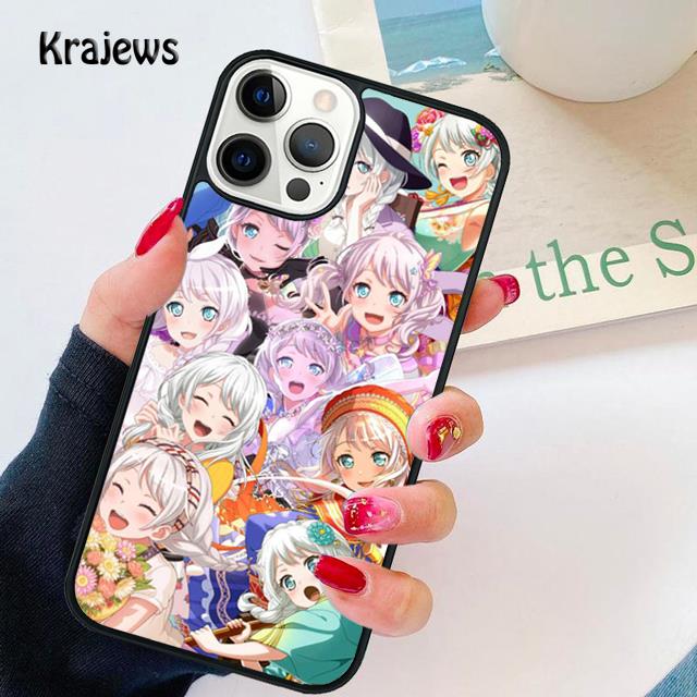 

Мягкий чехол для телефона BanG Dream с аниме для iPhone 14 XR X XS Max 5S 6S 7 8 Plus SE 2020 11 12 13 Pro Max, мини-чехол для телефона Samsung S22ultra