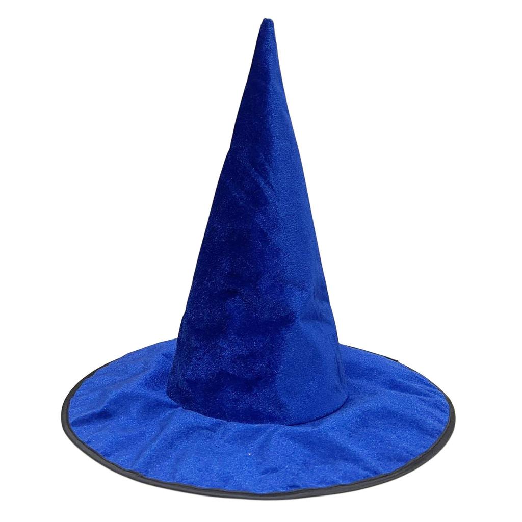 Witches Hat Halloween Cosplay Prop Plush Fabric For Party Costumes Decorations