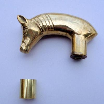 Handle Brass Gold Victorian Head Designer Cane Handle