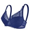 1Pc Large Bust Lace Plus Size Ladies Full Cup Bra Solid Color Nylon Underwired Women