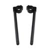 Aluminum Clip On Motorcycle Handlebars Precisions Risers Handlebars 52mm Motorcycle Bars for Superior Handling & Comfort