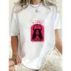 Oversized T-Shirt Black In A World Full Of Eyes Devil Woman Graphic Print Casual Streetwear Fashion For Women