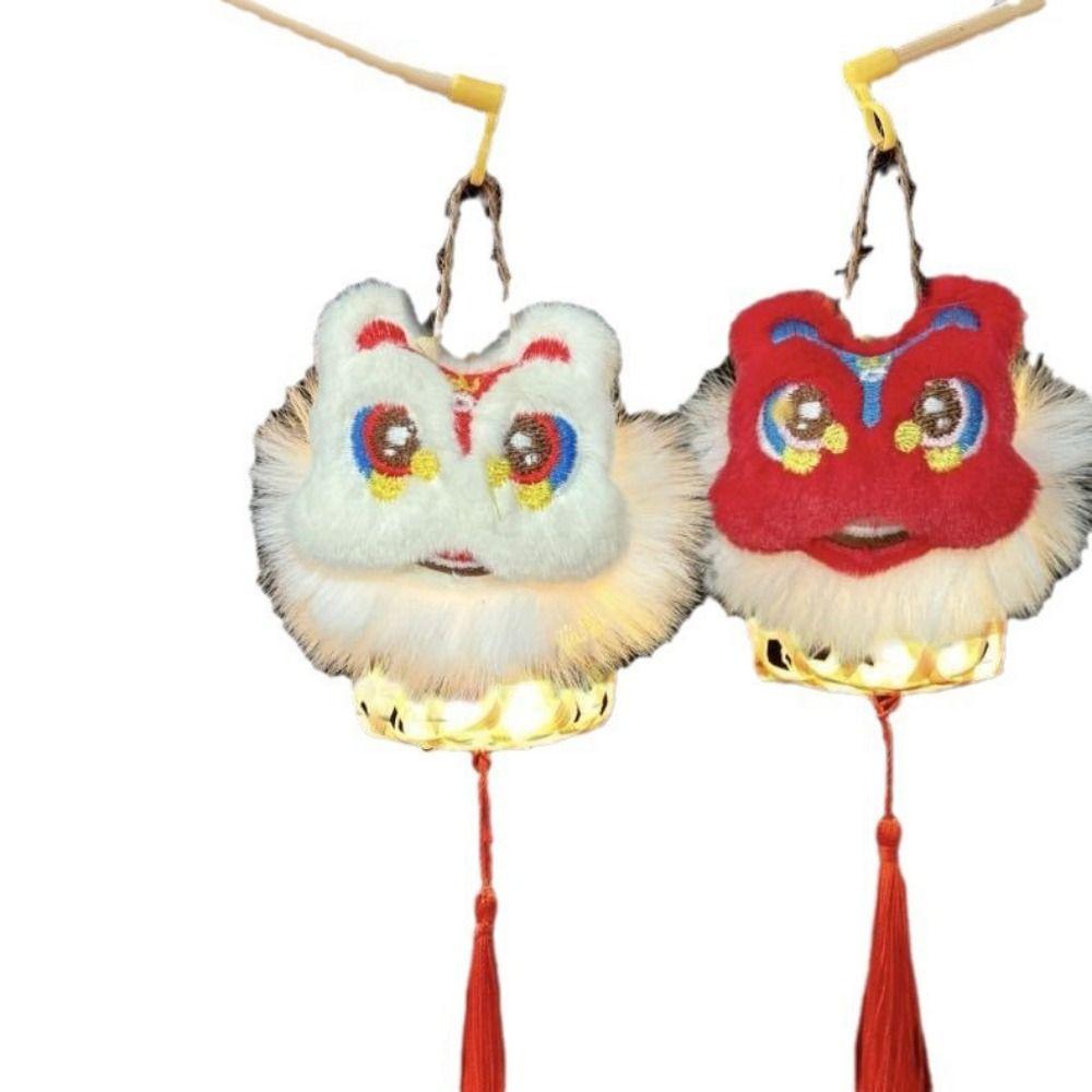 Handmade Dragon Lion Bamboo Lantern Handheld Mid-Autumn Festival Lantern  Kindergarten