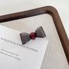 Girly Heart High-End Acetate Bow Hair Clips