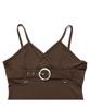 MINIMALPAIR Belted Sleeveless Brown