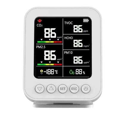 Upgrades Air Quality Tester Monitoring Temperature Moisture Small Easy Carry Designs for PM2.5 PM10 TVOC