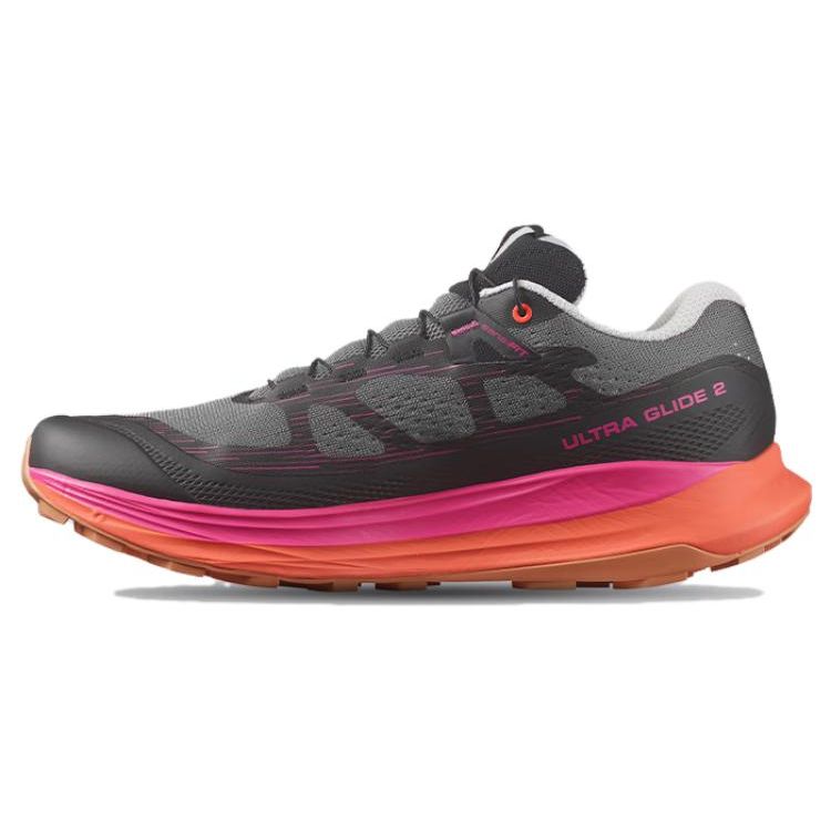 Salomon Ultra Glide 2 Comfortable Versatile Non-Slip Low-Top Trail Running Shoes Men Sneakers Gray Brown 473863
