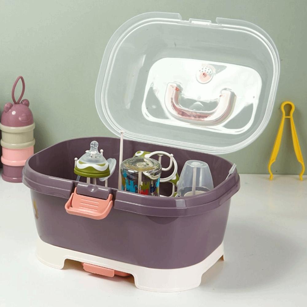 Samll/large Baby Bottle Drying Rack With Cover Baby Bottle Organizer Outdoor Travel