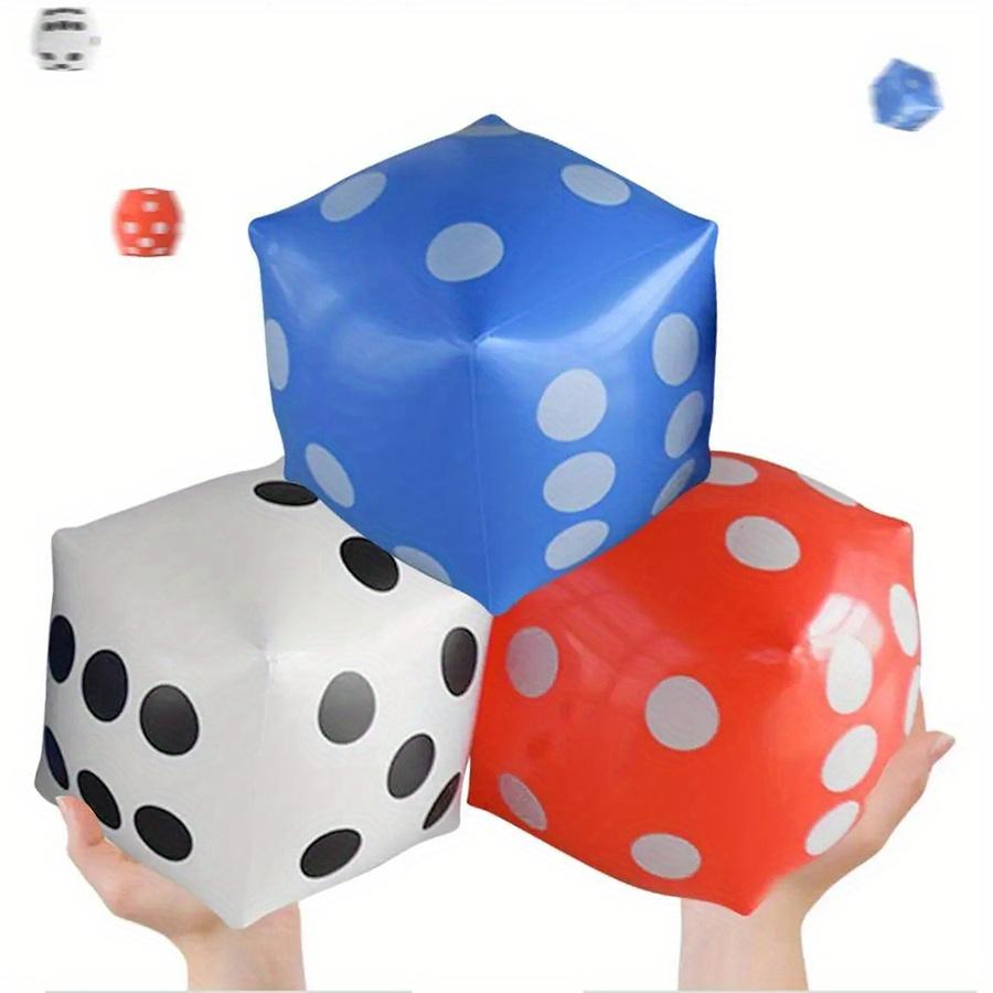 Riesige 30cm aufblasbare Würfel für Poolparty-Spiele Outdoor-Aktivitäten Familienspaß Leichtgewichtige Langlebige Würfel Strandkarneval Jxb