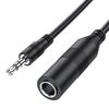 MOSWAG 6.35mm Mono To 3.5mm 3-Pole Stereo 6.3mm Standard Jack Headphone Conversion Plug Extension Cord for Guitar Amplifiers, Studio Earphones,