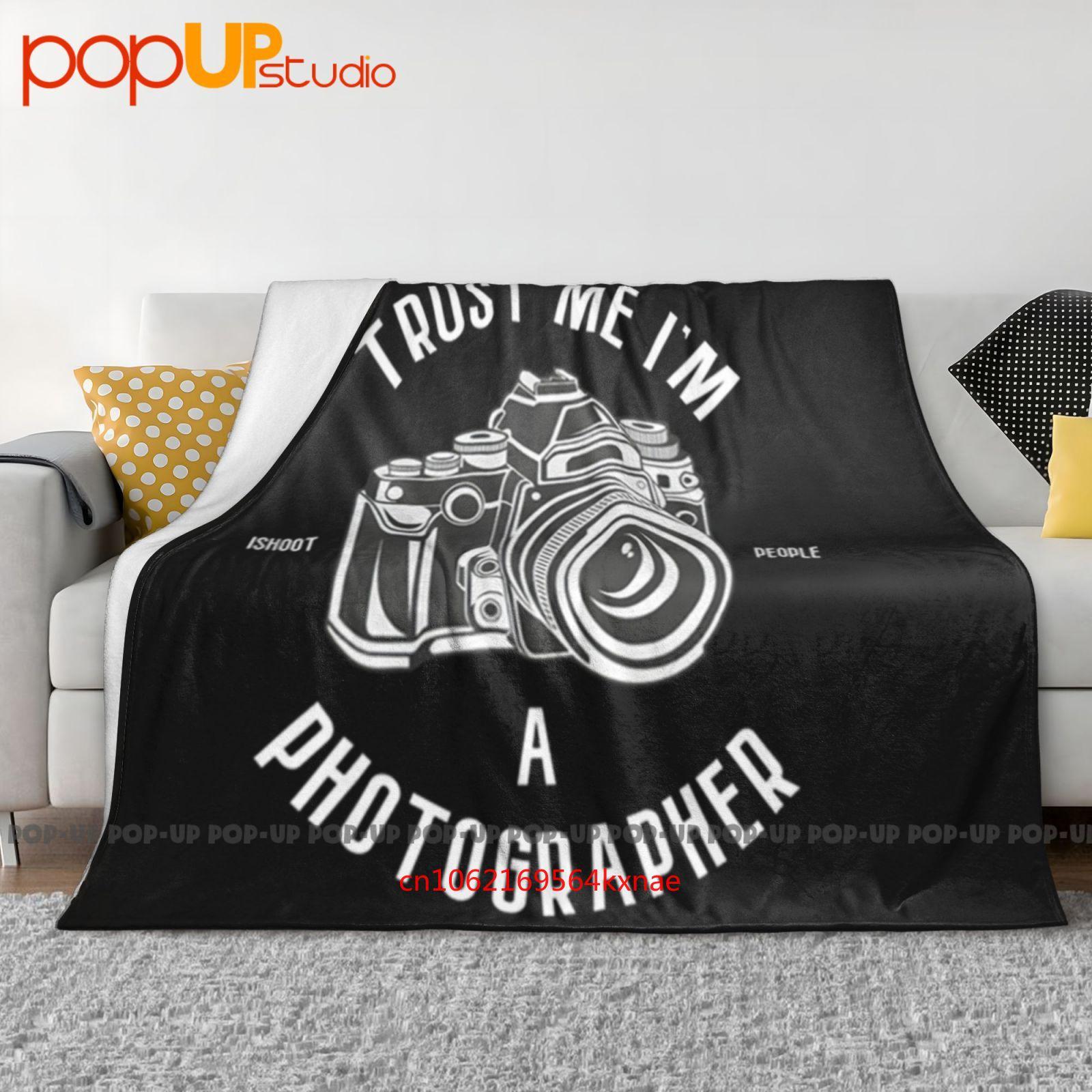Trust Me Im A Photographer I Shoot People Ultra-Soft Blanket Quilt Winter Sofa Cover Bed Covers 30x40in