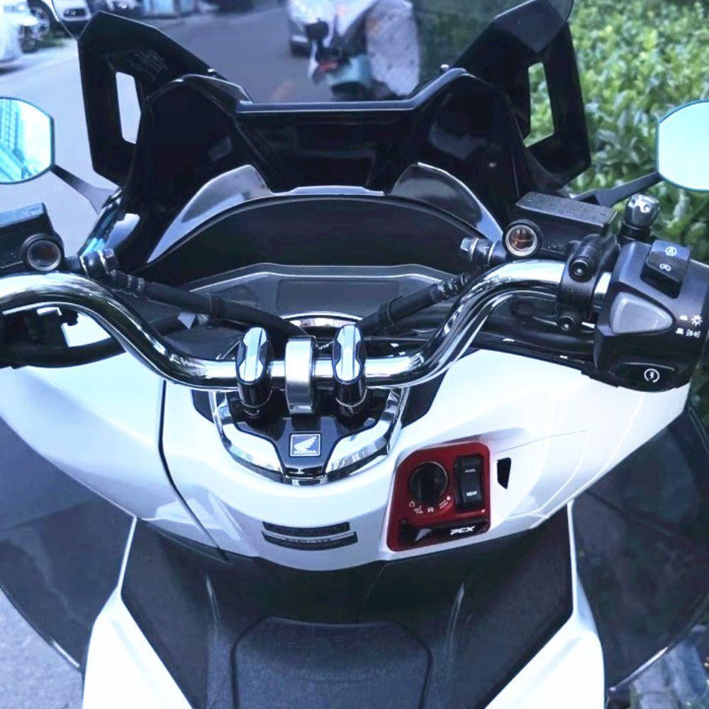 Aluminum Zinc Zinc Alloy Ignition Switch Cover Electric Door Lock Button Cover  for Honda PCX125 PCX160