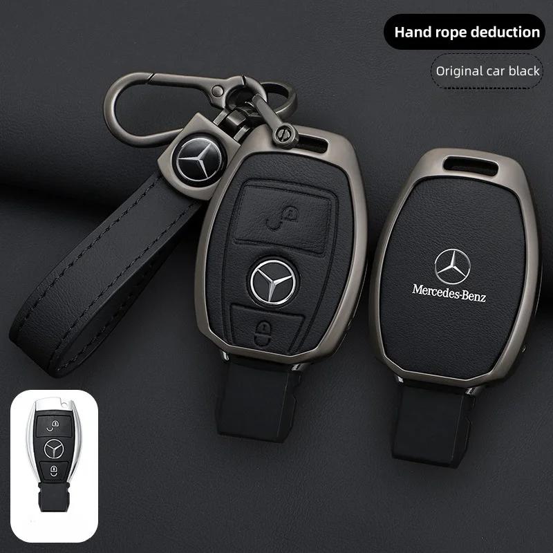 

GLC GLB Alloy Style Car Key Case Cover Shell Fob For Mercedes Benz A B C E G Class C200 C300 E350 W205 E260L GLK A45 AMG BGA Ac
