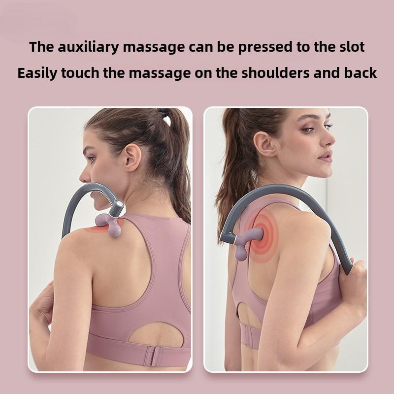 Trigger Point Massager For Neck Shoulder Deep Tissue Massage Tool Relieves Pain Promotes Blood Circulation