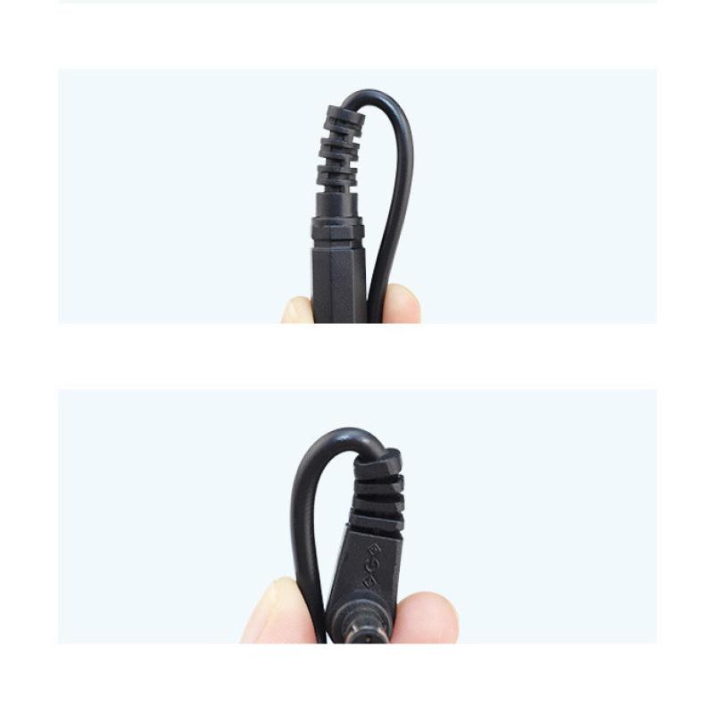 1/3Pcs Diy Accessories Dc 5.5 X 2.1Mm Cable Male To Female Adapter Right Angle 90 Degree Charging Cable