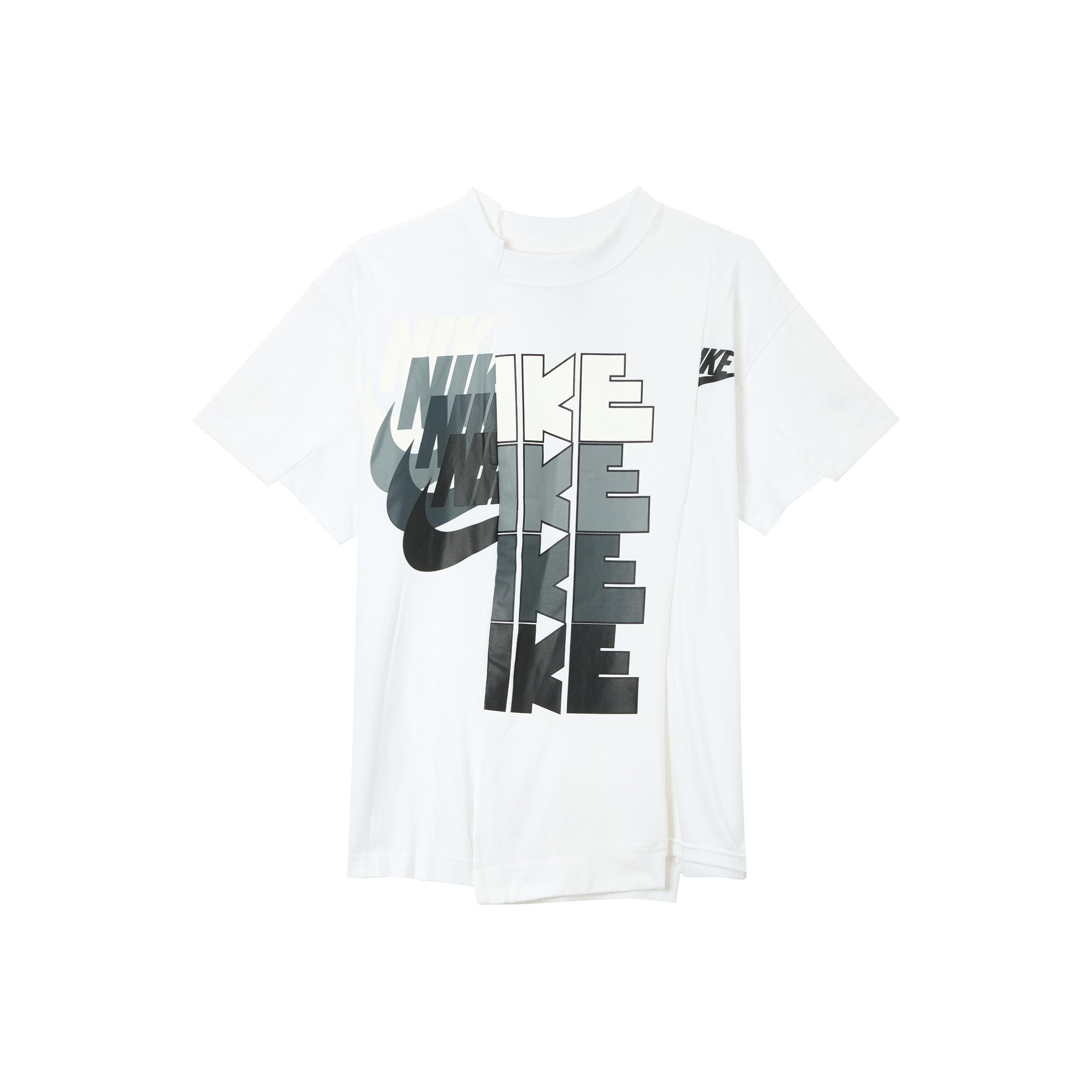 Белая женская футболка Nike x Sacai Hybrid CD6310-100 XS