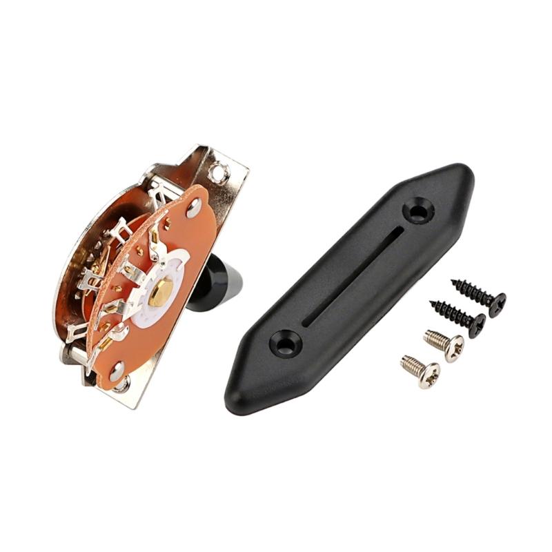 Professional Electric Guitar 5 Way Pickup Selector Electric Guitar 5 Way Toggle Switch with Knob Electric Guitar Switch