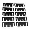 10pcs Door Hinge Shims Stainless Steel Door Hinge Spacers with Coated Finish for Door Alignment Filling  S