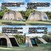 TENT FACTORY 2R Screen Tent Blue Wind Aoba BEB Beige 4500 x 2900 x 2200 mm AOBA-BW450R Dimensions (h)