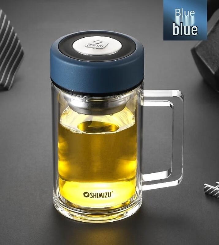 Double-Layer Glass Tea Infuser Bottle